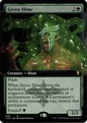 Green Slime - Extended Art - Commander Legends: Battle of Baldur's Gate